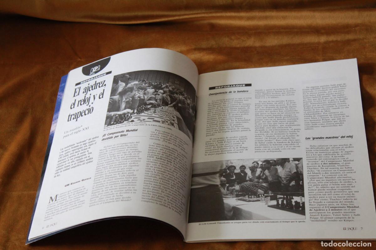 Coleccionismo deportivo: Revista de ajedrez Jaque. N&ordm; 498. - Foto 2