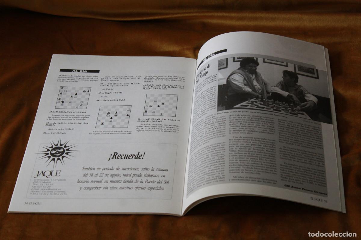 Coleccionismo deportivo: Revista de ajedrez Jaque. N&ordm; 498. - Foto 3