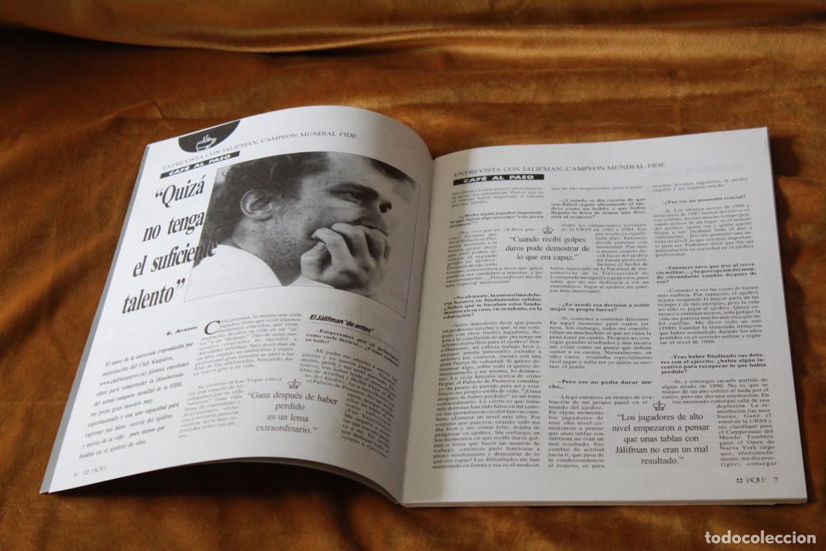 Coleccionismo deportivo: Revista de ajedrez Jaque. N&ordm; 507. - Foto 2