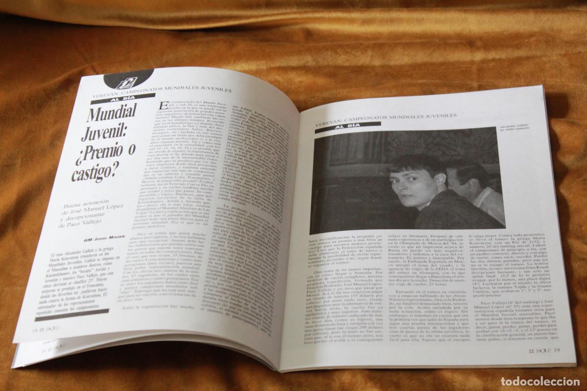 Coleccionismo deportivo: Revista de ajedrez Jaque. N&ordm; 507. - Foto 3