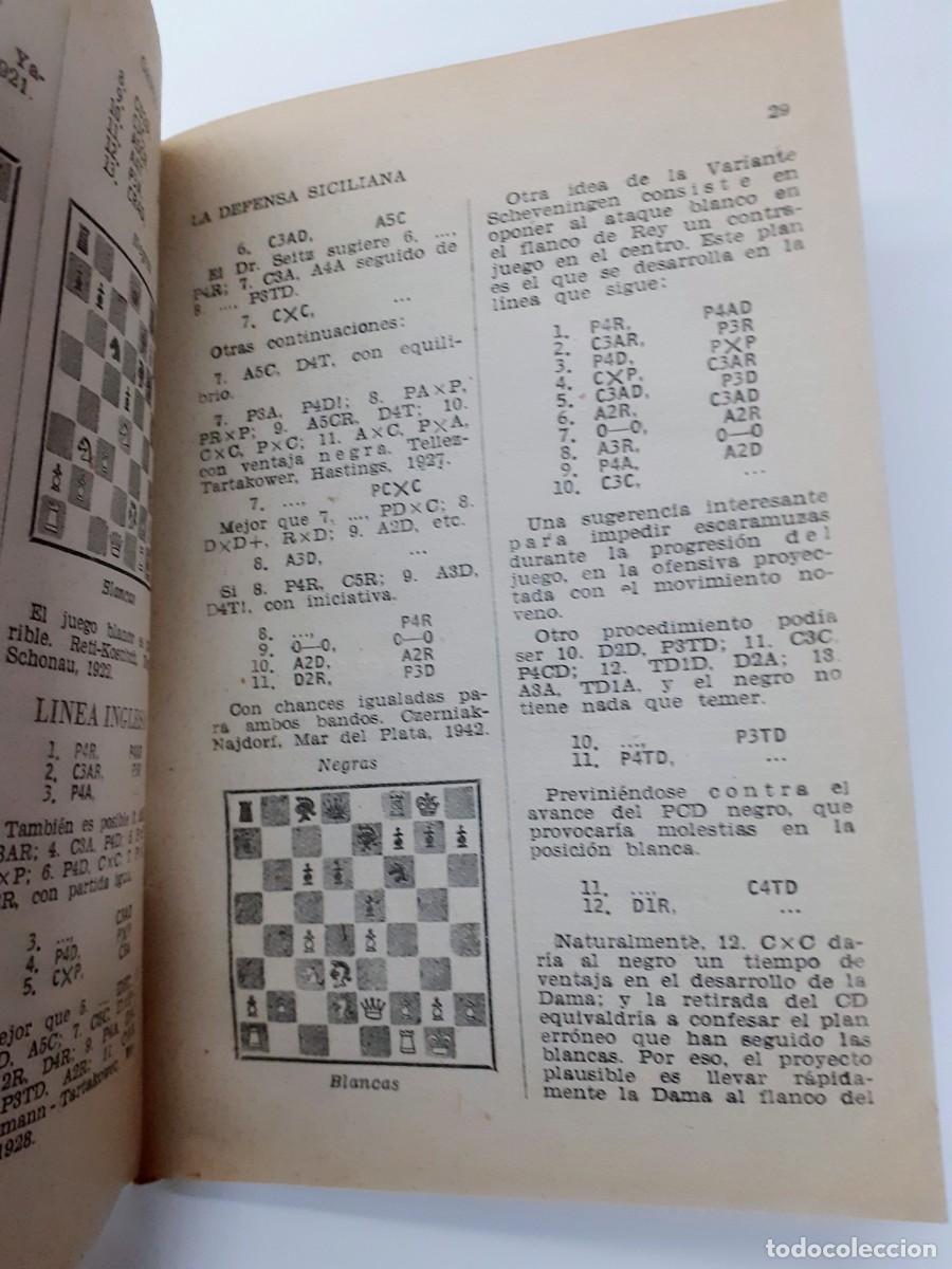 Coleccionismo deportivo: Ajedrez defensa siciliana - Foto 4