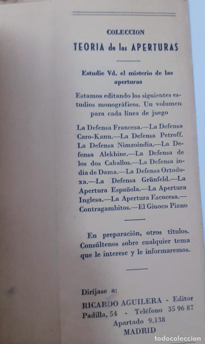 Coleccionismo deportivo: Ajedrez defensa siciliana - Foto 6