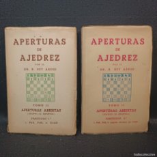 Coleccionismo deportivo: APERTURAS DE AJEDREZ POR EL DR. R. REY ARDID - TOMO II - FASCÍCULO 1 Y 2 - 1945 / 23.004