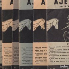 Coleccionismo deportivo: 6 NÚMEROS REVISTA AJEDREZ AÑO 1957 - SOPENA ARGENTINA. Lote 402439444