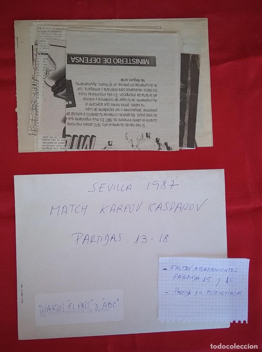 Coleccionismo deportivo: GRAN LOTE DE RECORTES DE AJEDREZ. - Foto 10