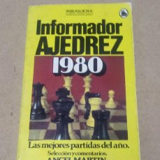 Coleccionismo deportivo: INFORMADOR AJEDREZ 1980