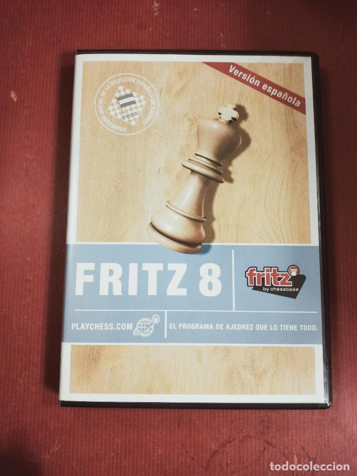 Coleccionismo deportivo: FRITZ 8 AJEDREZ. 2 DVD + MANUAL. - Foto 1