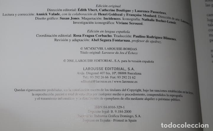 Coleccionismo deportivo: Larousse del ajedrez - Marc Gatine - Larousse Editorial (2000) - Foto 2