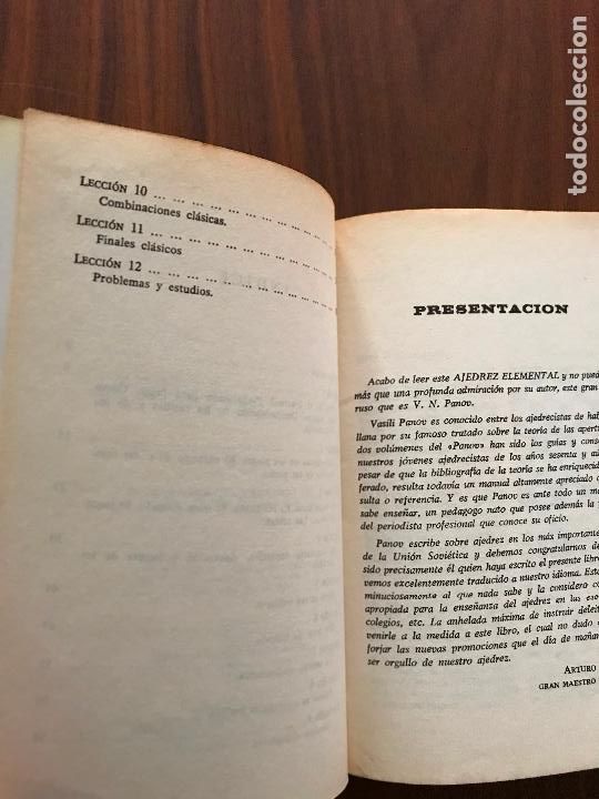 Coleccionismo deportivo: AJEDREZ ELEMENTAL , V.N PANOV , COLECCI&Oacute;N ESCAQUES , EDICIONES MARTINEZ ROCA - Foto 3