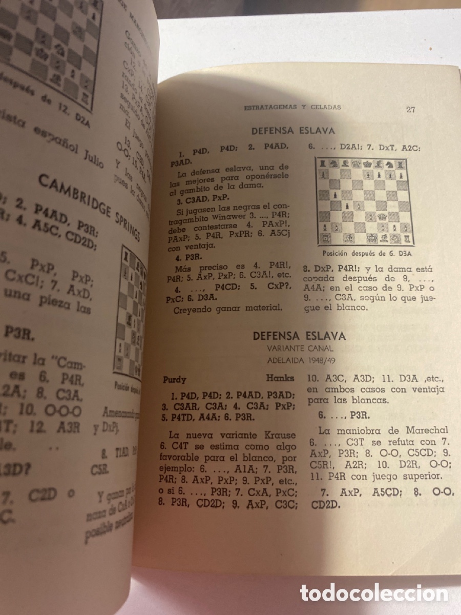 Coleccionismo deportivo: Estratagemas y celadas en las aperturas.1954 - Foto 2