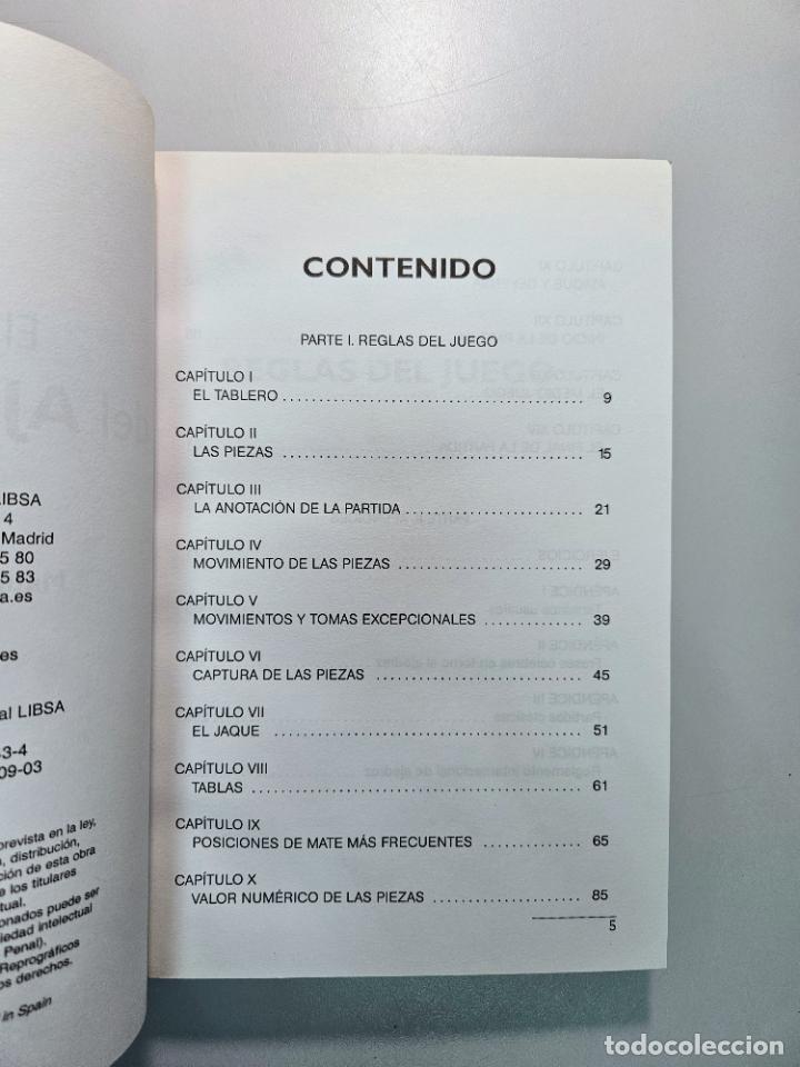 Coleccionismo deportivo: El libro del ajedrez / Mauricio Robles / Editorial Libsa 2003 - Foto 4