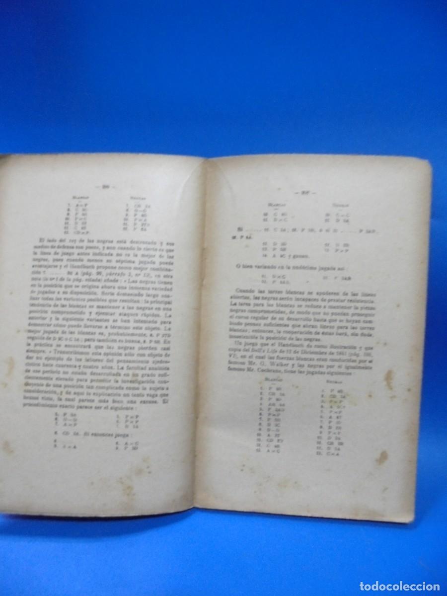 Coleccionismo deportivo: CURSO DE AJEDREZ. EMANUEL LASKER. SIN FECHAR. PAGS : 301. - Foto 6