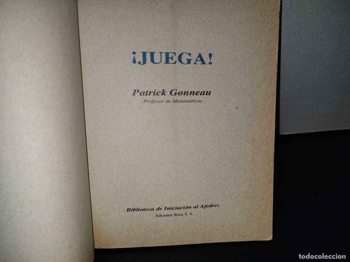 Coleccionismo deportivo: 188- AJEDREZ. &iexcl;JUEGA! - PATRICK GONNEAU - 1991 - Foto 3