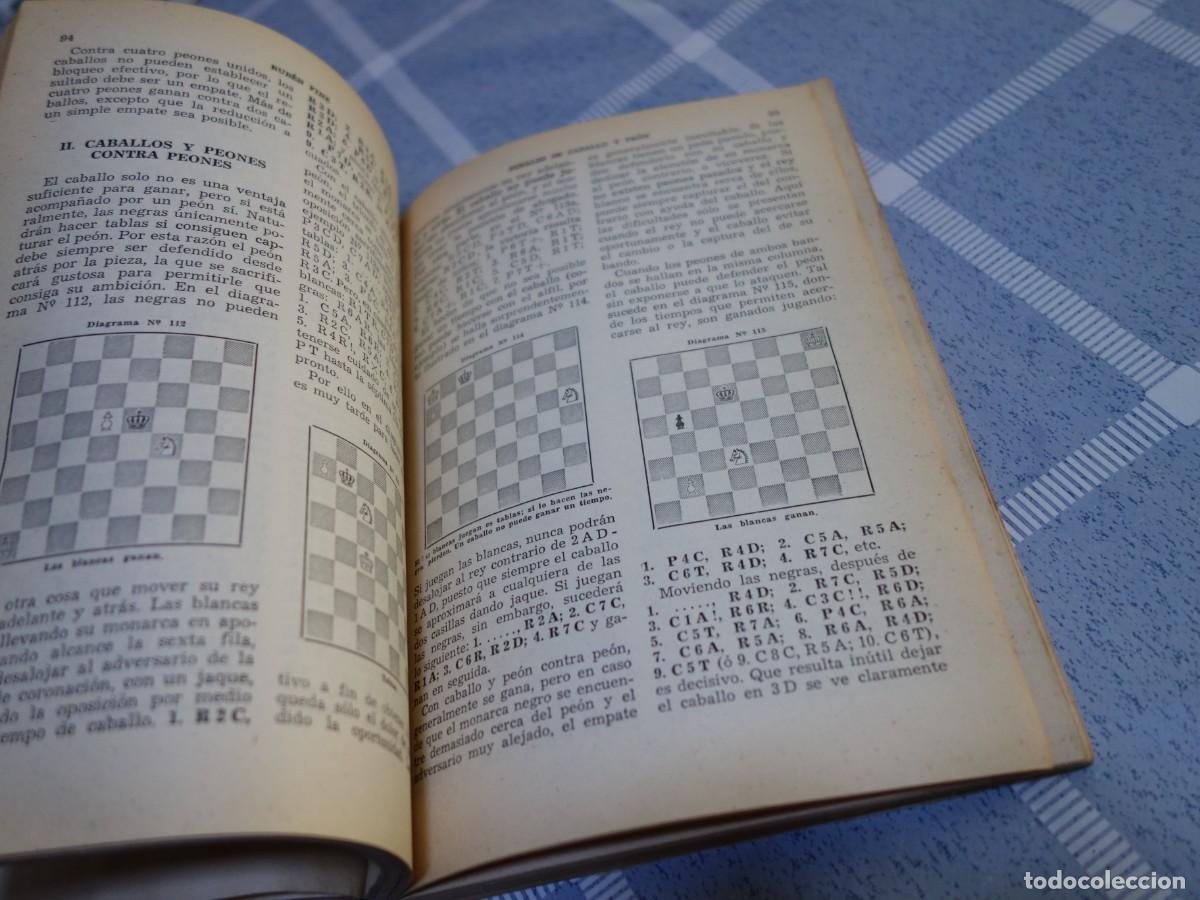 Coleccionismo deportivo: AJEDREZ.CHESS. RUBEN FINE. FINALES B&Aacute;SICOS DE AJEDREZ.TOMO I - Foto 4