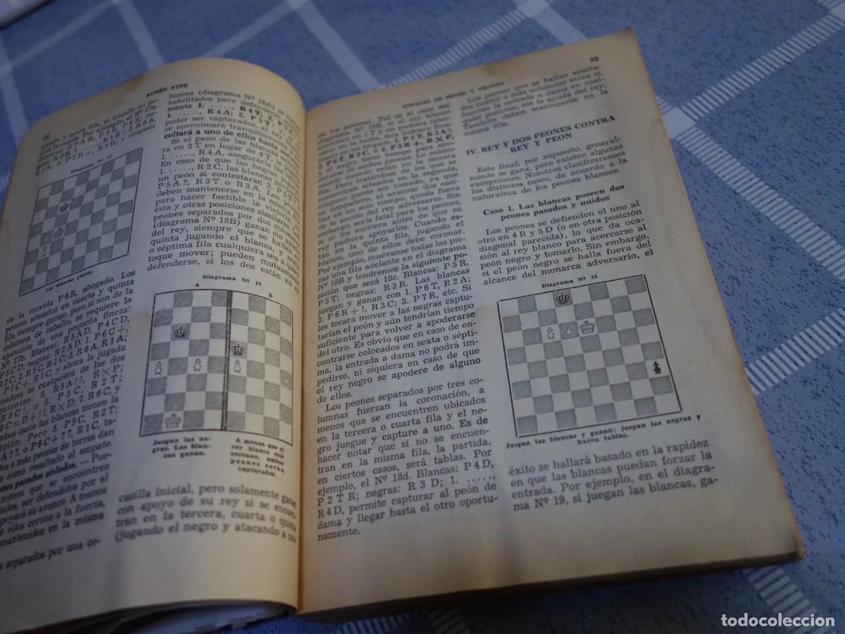 Coleccionismo deportivo: AJEDREZ.CHESS. RUBEN FINE. FINALES B&Aacute;SICOS DE AJEDREZ.TOMO I - Foto 6