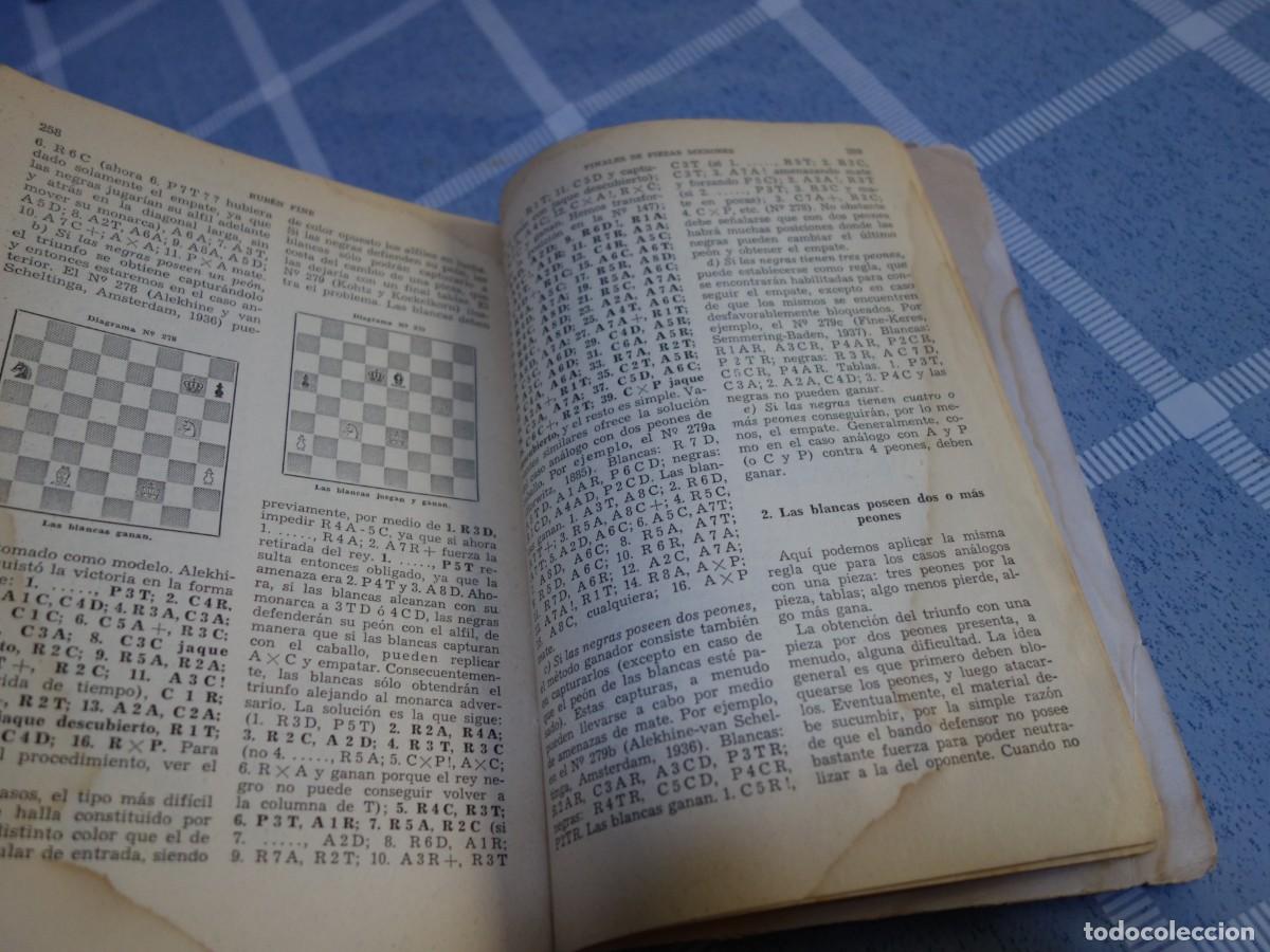 Coleccionismo deportivo: AJEDREZ.CHESS. RUBEN FINE. FINALES B&Aacute;SICOS DE AJEDREZ.TOMO I - Foto 10