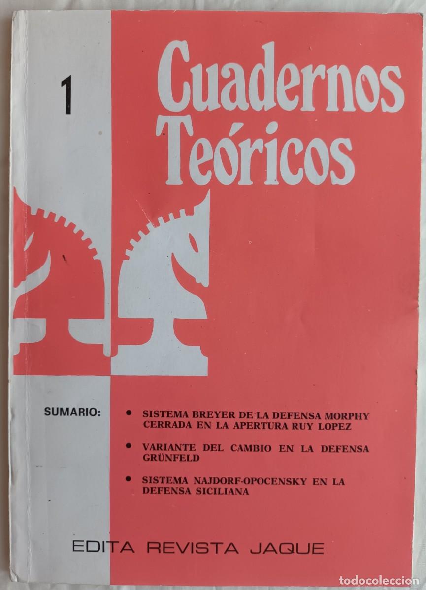 Coleccionismo deportivo: CUADERNOS TE&Oacute;RICOS DE AJEDREZ N.&ordm; 1. - Foto 1