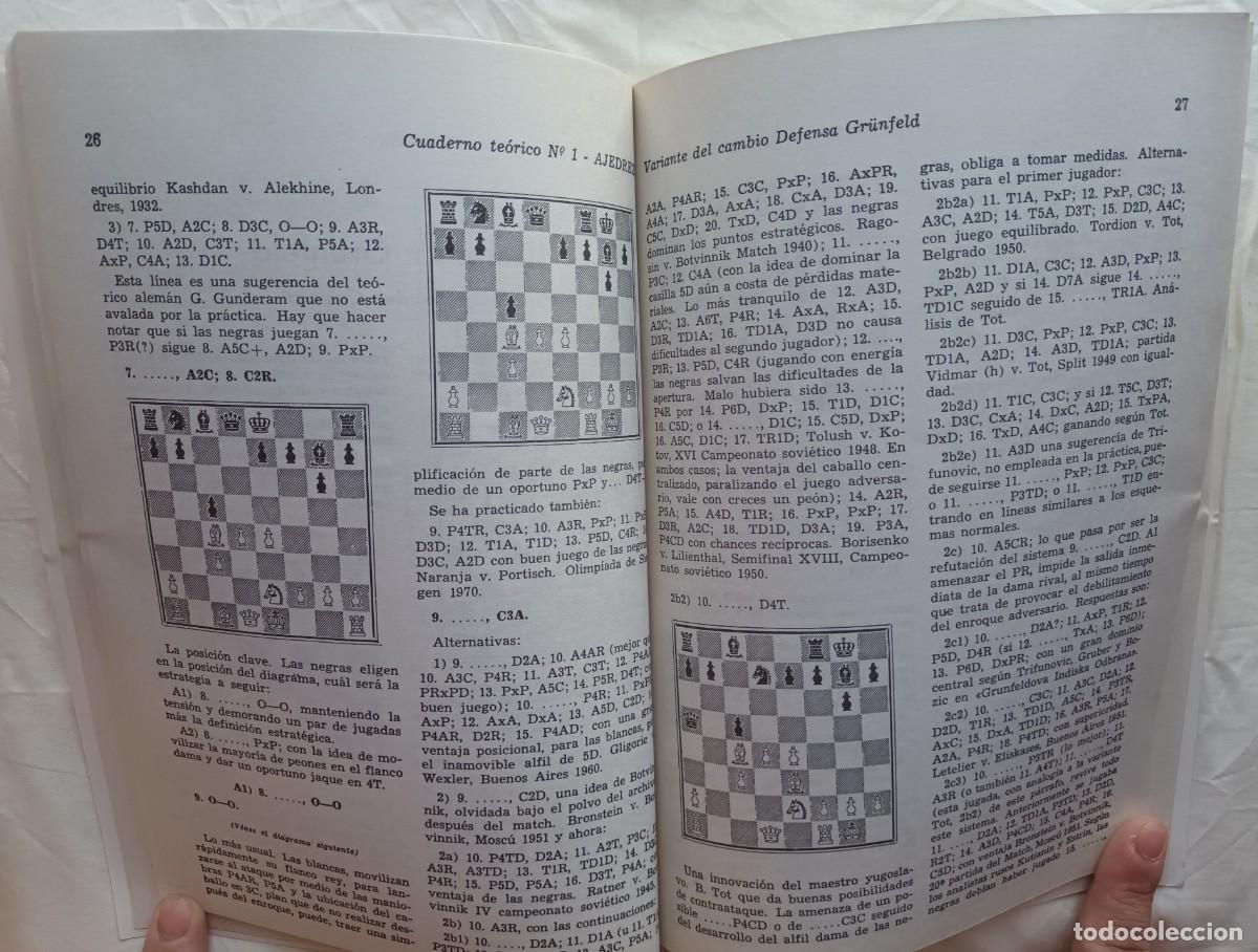 Coleccionismo deportivo: CUADERNOS TE&Oacute;RICOS DE AJEDREZ N.&ordm; 1. - Foto 3