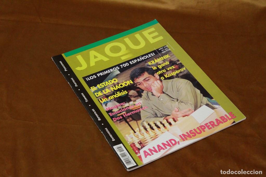 Coleccionismo deportivo: Revista de ajedrez Jaque. N&ordm; 537. - Foto 1