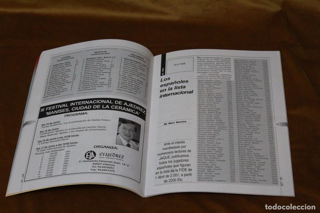 Coleccionismo deportivo: Revista de ajedrez Jaque. N&ordm; 537. - Foto 3