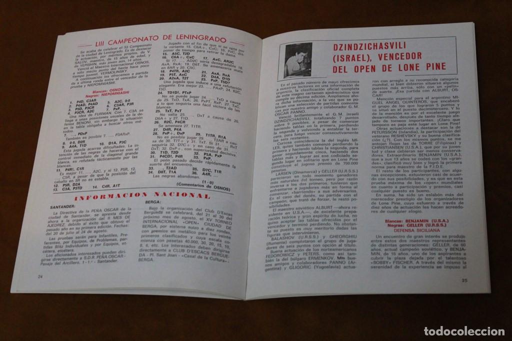 Coleccionismo deportivo: Revista de ajedrez Jaque. N&ordm; 102/ Junio 1980. - Foto 3
