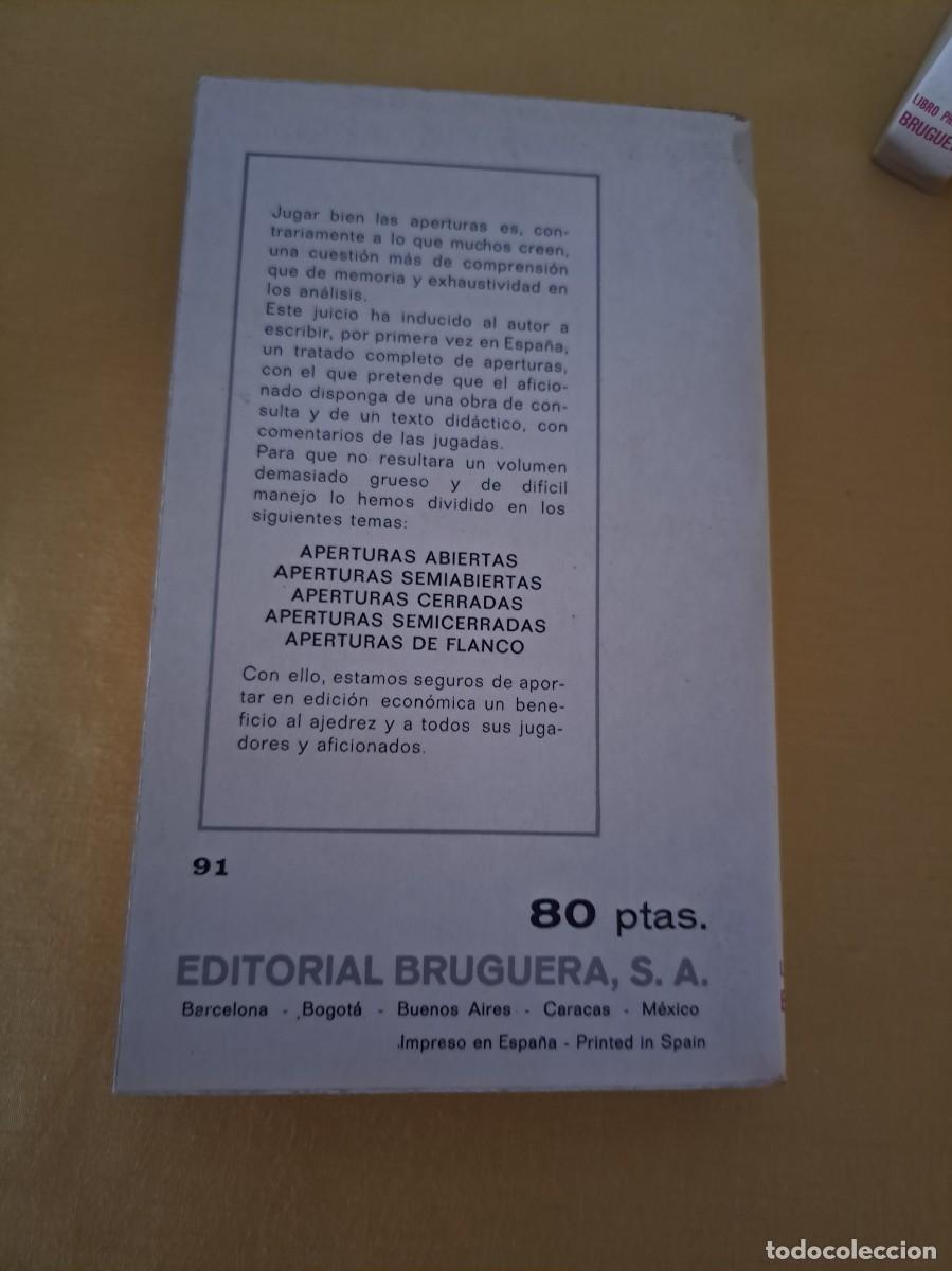 Coleccionismo deportivo: MAXIMO BORRELL - COLECCION AJEDREZ (6 TOMOS) - BRUGUERA, LIBRO PRACTICO 1975 - Foto 3