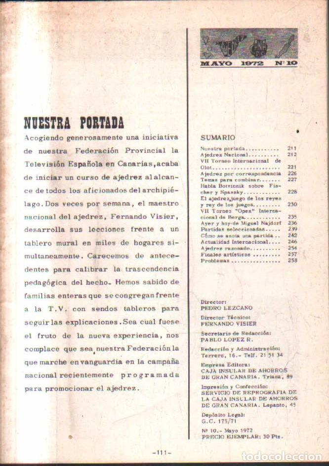 Coleccionismo deportivo: AJEDREZ CANARIO. A-AJD-590 - Foto 1