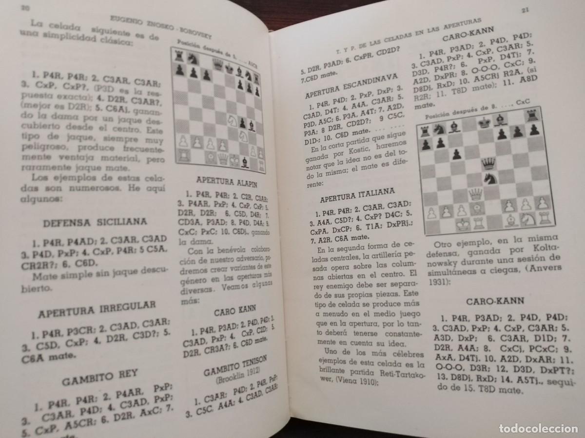 Coleccionismo deportivo: Teor&iacute;a y Pr&aacute;ctica de las Celadas en las Aperturas. Eugenio Znosko-Borovsky. Ajedrez. - Foto 9