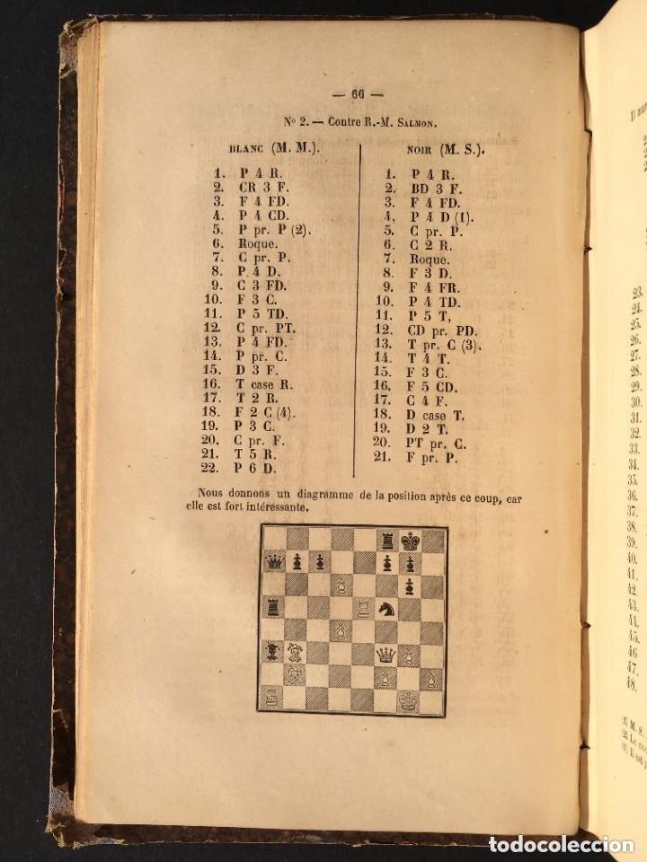 Coleccionismo deportivo: TRAIT&Eacute; &Eacute;L&Eacute;MENTAIRE DU JEU DES ECHECS AJEDREZ BASTEROT 1863 - Foto 2