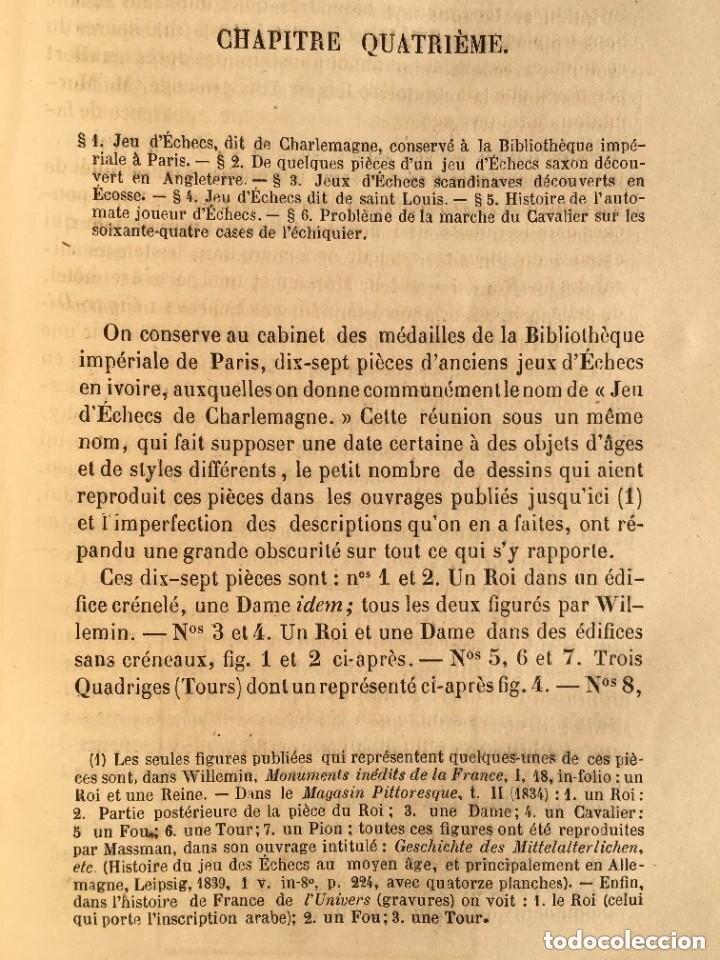 Coleccionismo deportivo: TRAIT&Eacute; &Eacute;L&Eacute;MENTAIRE DU JEU DES ECHECS AJEDREZ BASTEROT 1863 - Foto 3
