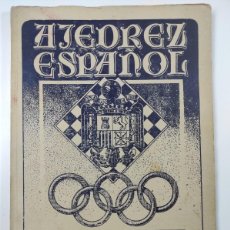 Coleccionismo deportivo: REVISTA AJEDREZ ESPAÑOL Nº 46-47 MADRID OCTUBRE-NOVIEMBRE 1945