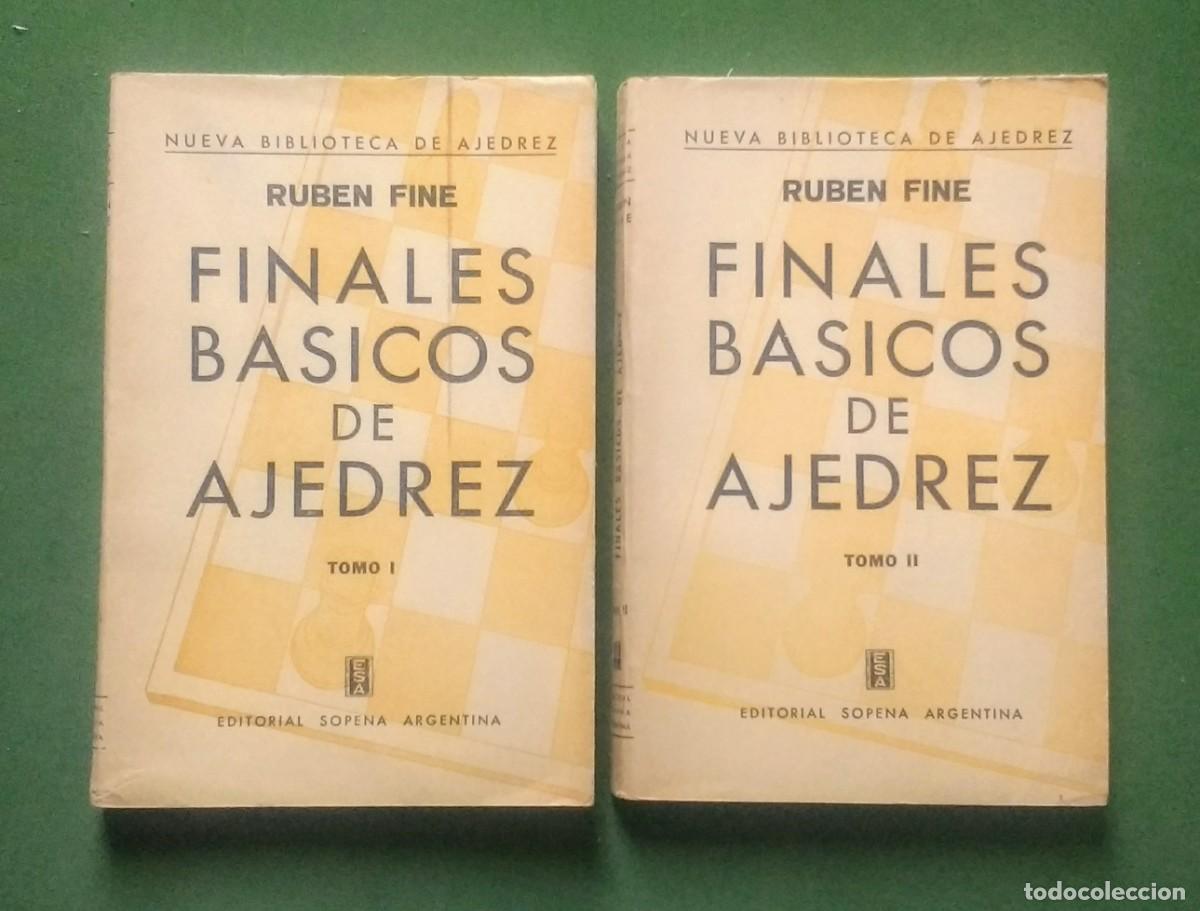 Coleccionismo deportivo: FINALES B&Aacute;SICOS DE AJEDREZ - RUB&Eacute;N FINE - COMPLETO 2 VOL. - 1967 - Foto 1