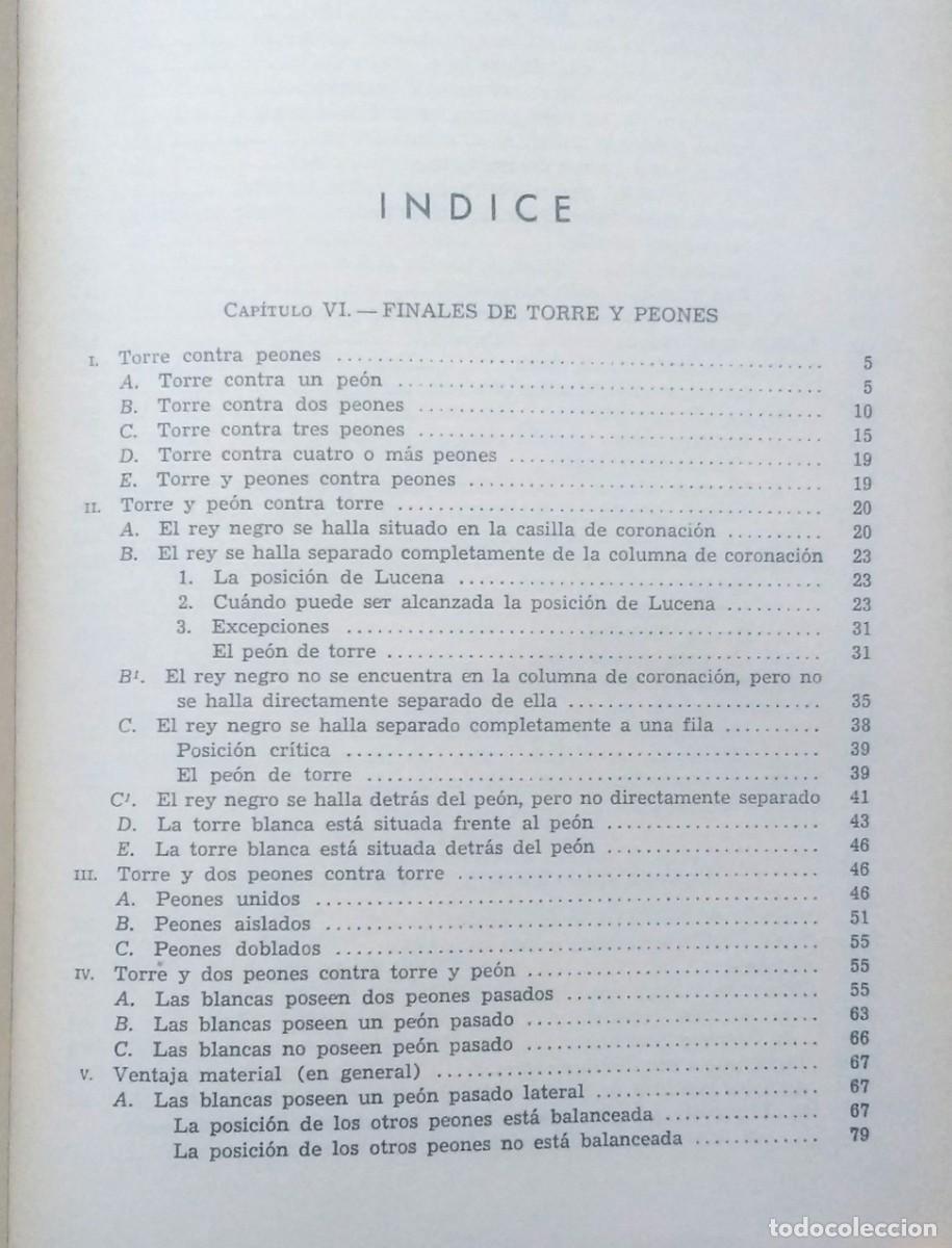 Coleccionismo deportivo: FINALES B&Aacute;SICOS DE AJEDREZ - RUB&Eacute;N FINE - COMPLETO 2 VOL. - 1967 - Foto 5