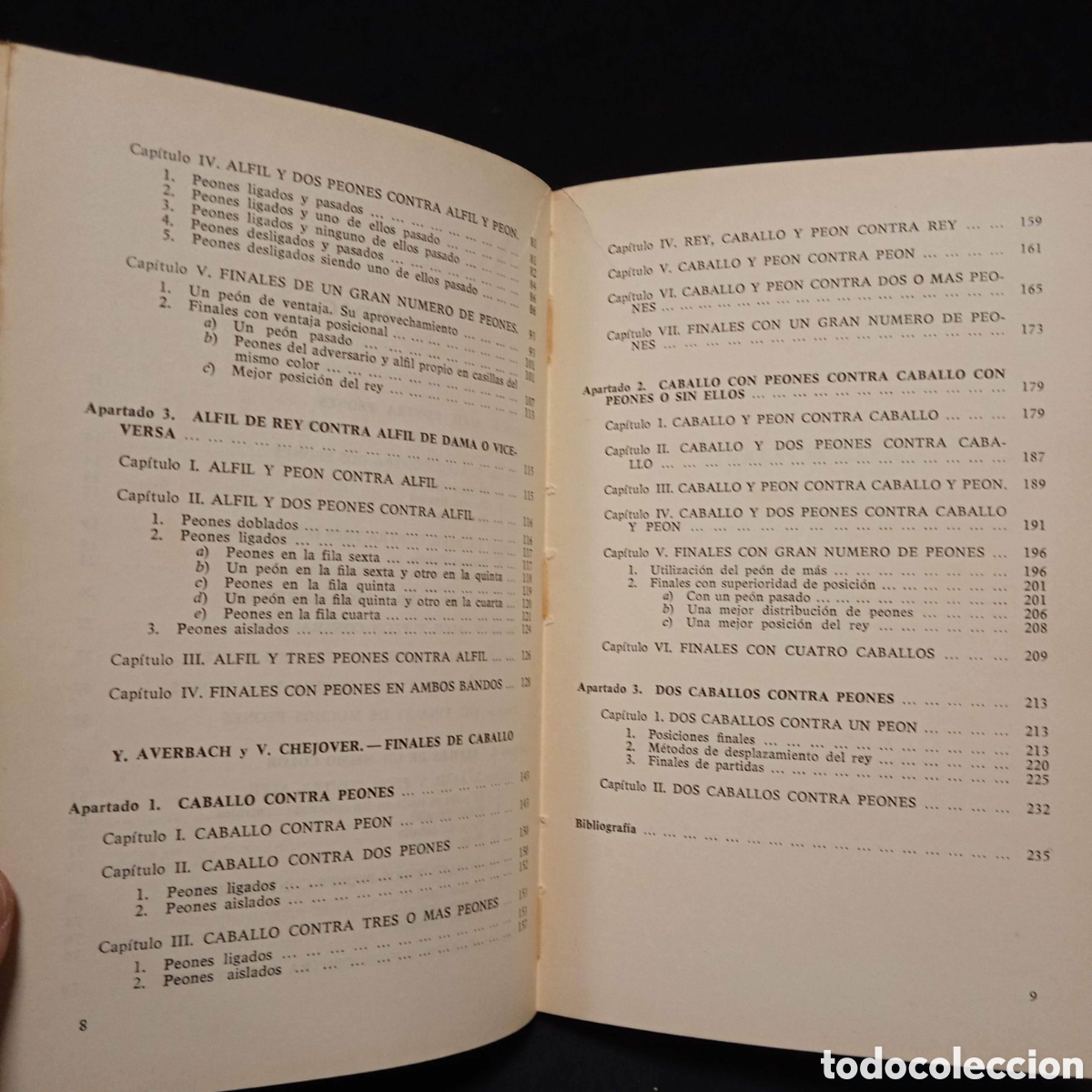 Coleccionismo deportivo: FINALES DE ALFIL Y DE CABALLO - Y AVERBACH - MART&Iacute;NEZ ROCA 1966 #EST - Foto 7
