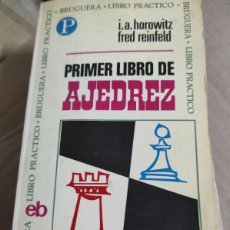 Coleccionismo deportivo: PRIMER LIBRO DE AJEDREZ. - REINFELD, FRED.