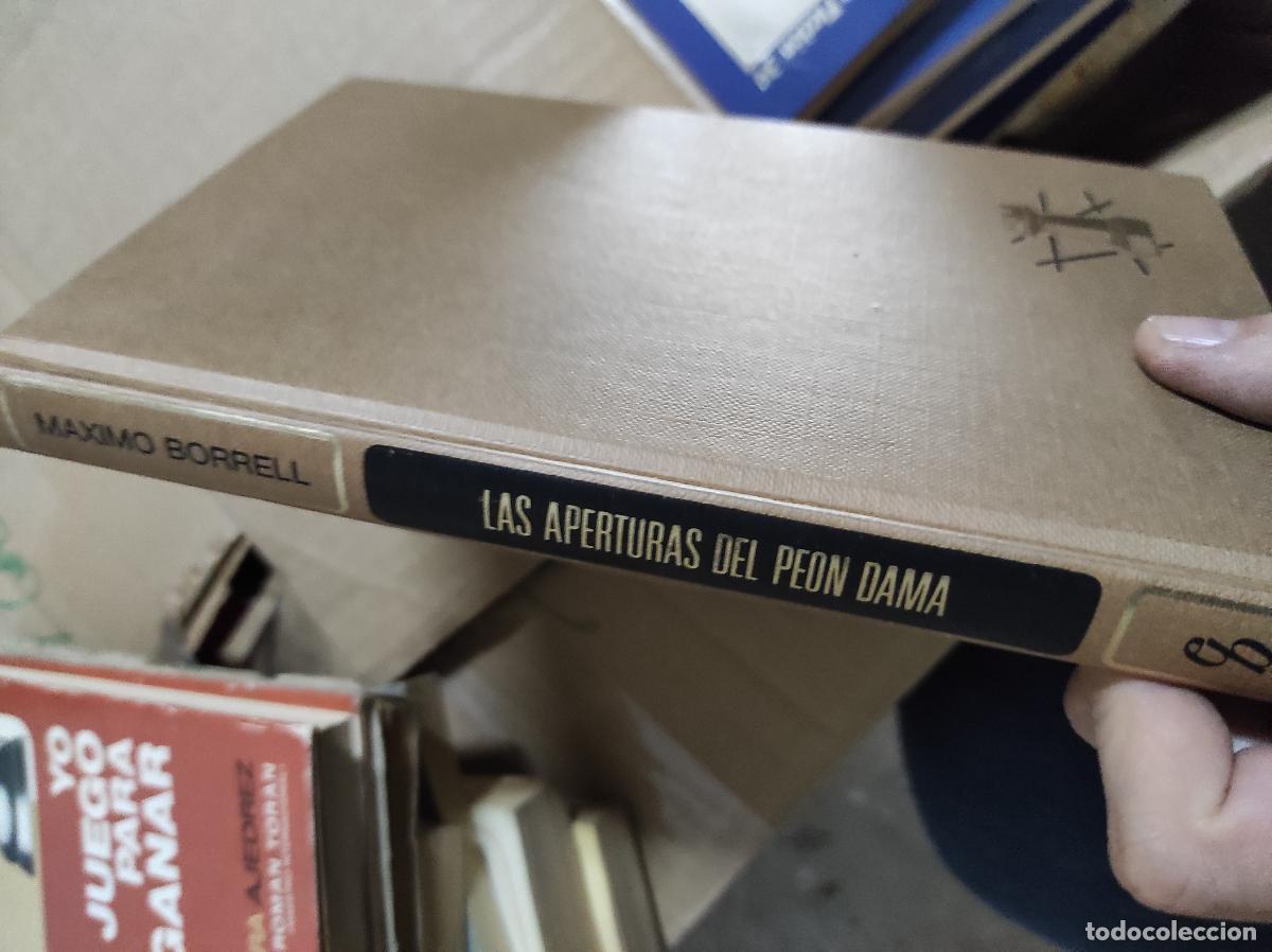 Coleccionismo deportivo: Las aperturas del peon dama - Maximo Borrell - Foto 1
