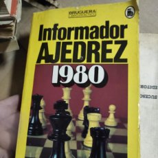 Coleccionismo deportivo: INFORMADOR AJEDREZ 1980 (COLECCION LIBRO PRACTICO 1504/155) - MARTIN, ANGEL