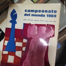 Coleccionismo deportivo: CAMPEONATO DEL MUNDO 1969,JULIO GANZO,1969,RICARDO AGUILERA AJEDREZ