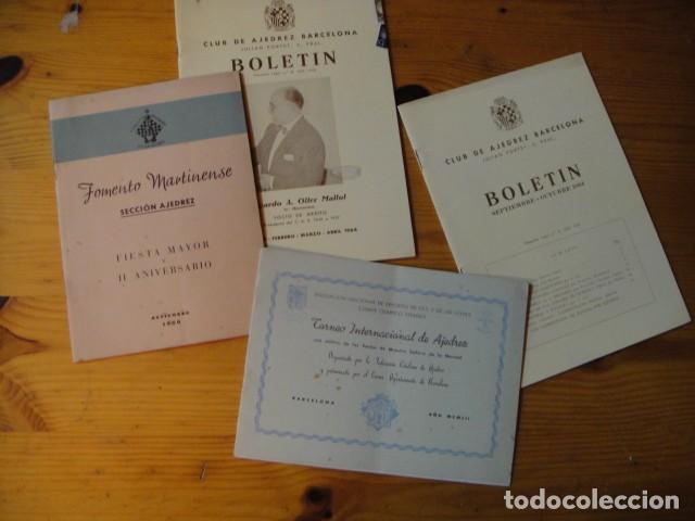 Coleccionismo deportivo: lote documentos de ajedrez - Foto 4