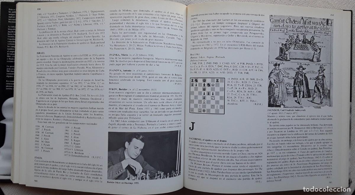 Coleccionismo deportivo: ENCICLOPEDIA DEL AJEDREZ. HARRY GOLOMBEK. - Foto 5