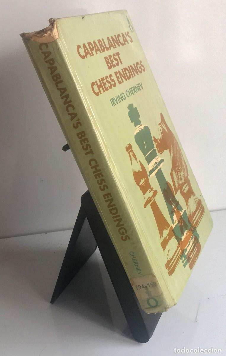 Coleccionismo deportivo: CAPABLANCA&acute;S BEST CHESS ENDINGS. Irving Chernev - Foto 3