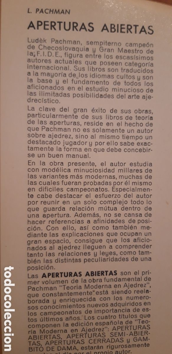 Coleccionismo deportivo: LOTE 6 LIBROS DE AJEDREZ - Foto 30