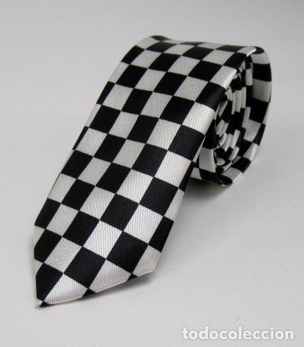 Coleccionismo deportivo: Chess. Corbata de ajedrez &rdquo;Black-White&rdquo; DESCATALOGADO - Foto 1