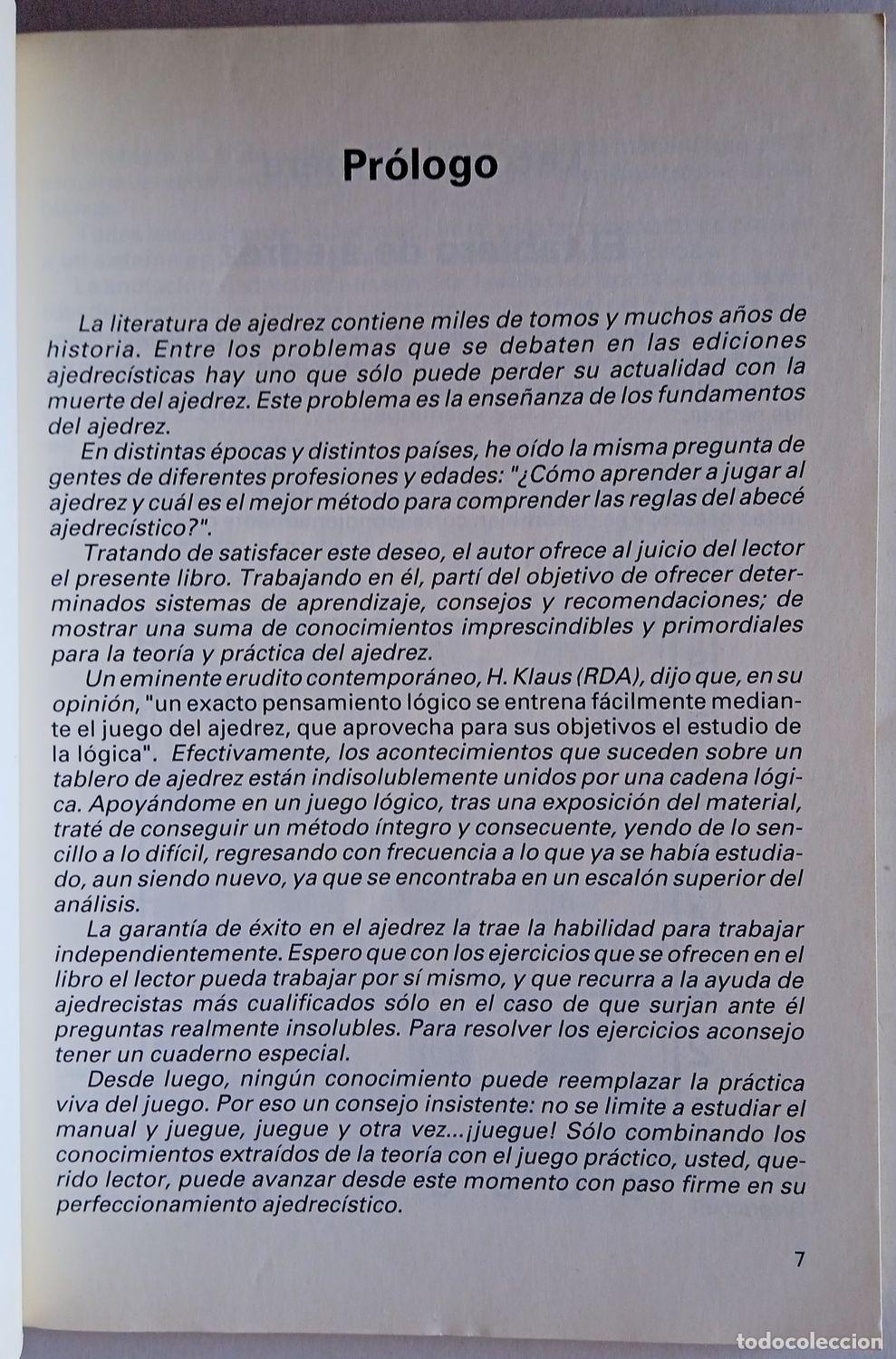 Coleccionismo deportivo: El ajedrez paso a paso. N.V. Krogius - Foto 3