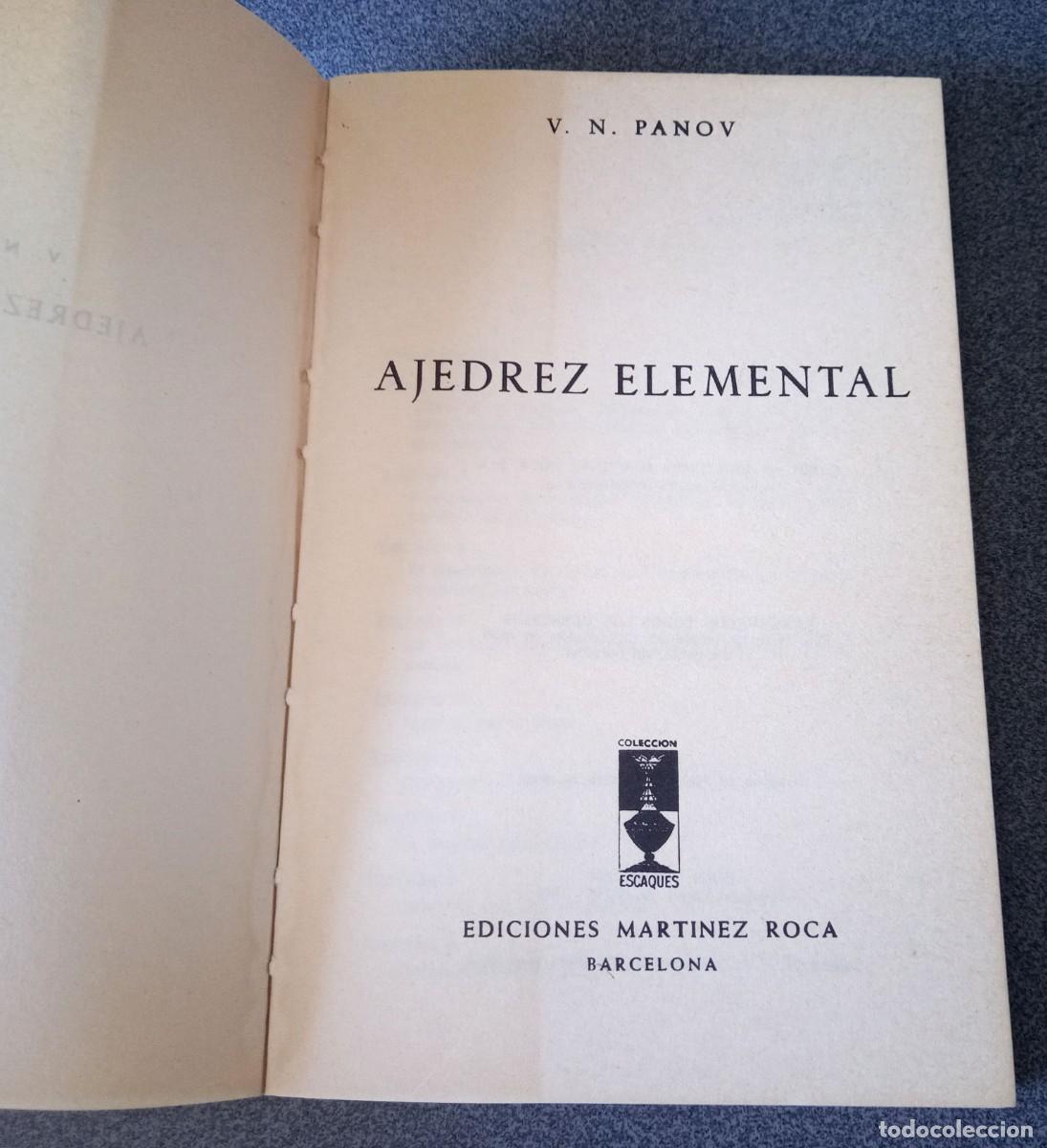 Coleccionismo deportivo: Ajedrez Elemental V.N.Parov - Foto 3