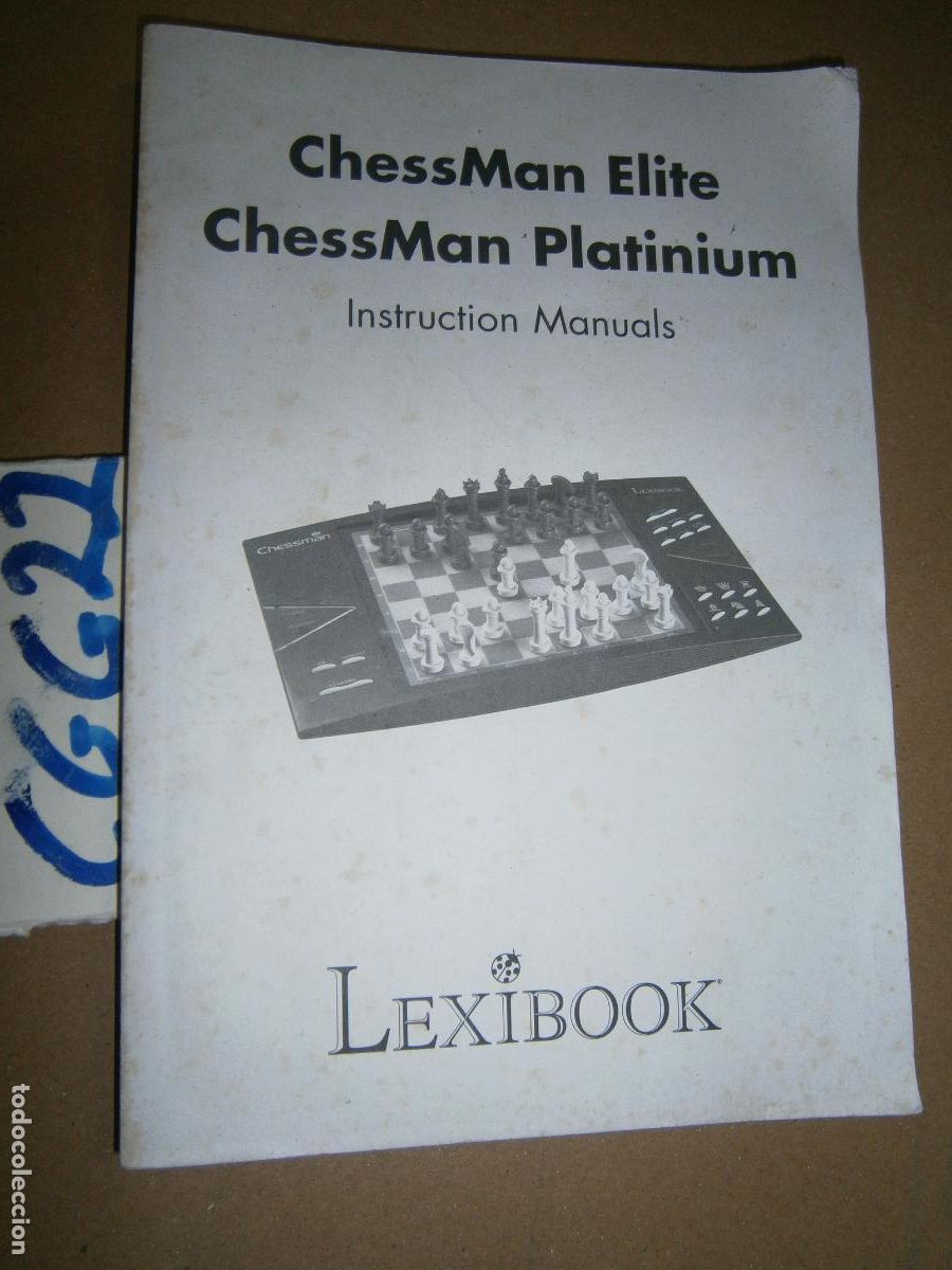 Coleccionismo deportivo: MANUAL DE ISTRUCCIONES AJEDREZ LEXIBOOK - Foto 1