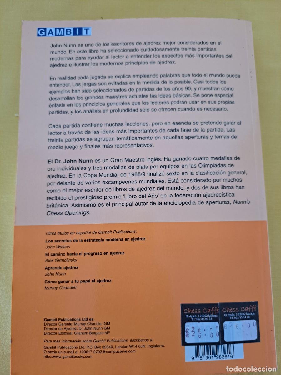 Coleccionismo deportivo: JOHN NUMM - COMPRENDER AJEDREZ: JUGADA A JUGADA - EDICIONES GAMBIT 2002 - Foto 5