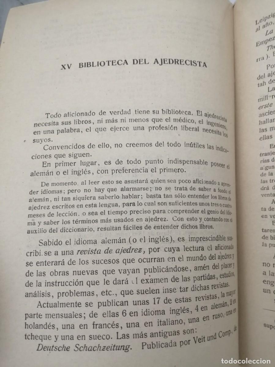 Coleccionismo deportivo: MANUAL DE AJEDREZ, Parte Sexta (&uacute;ltima): MISCEL&Aacute;NEA (Edici&oacute;n 1940 aprox.) - Foto 3
