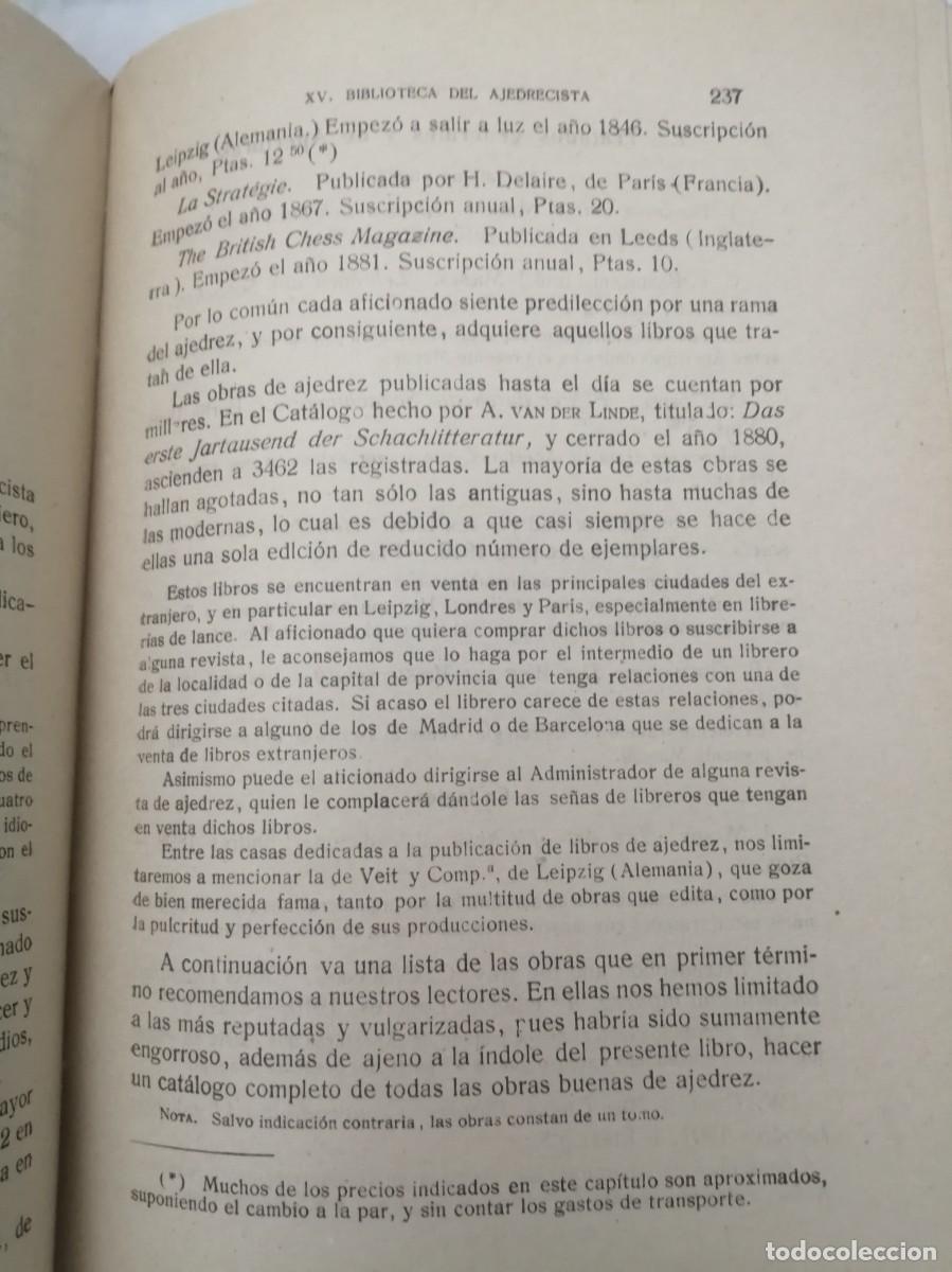 Coleccionismo deportivo: MANUAL DE AJEDREZ, Parte Sexta (&uacute;ltima): MISCEL&Aacute;NEA (Edici&oacute;n 1940 aprox.) - Foto 4