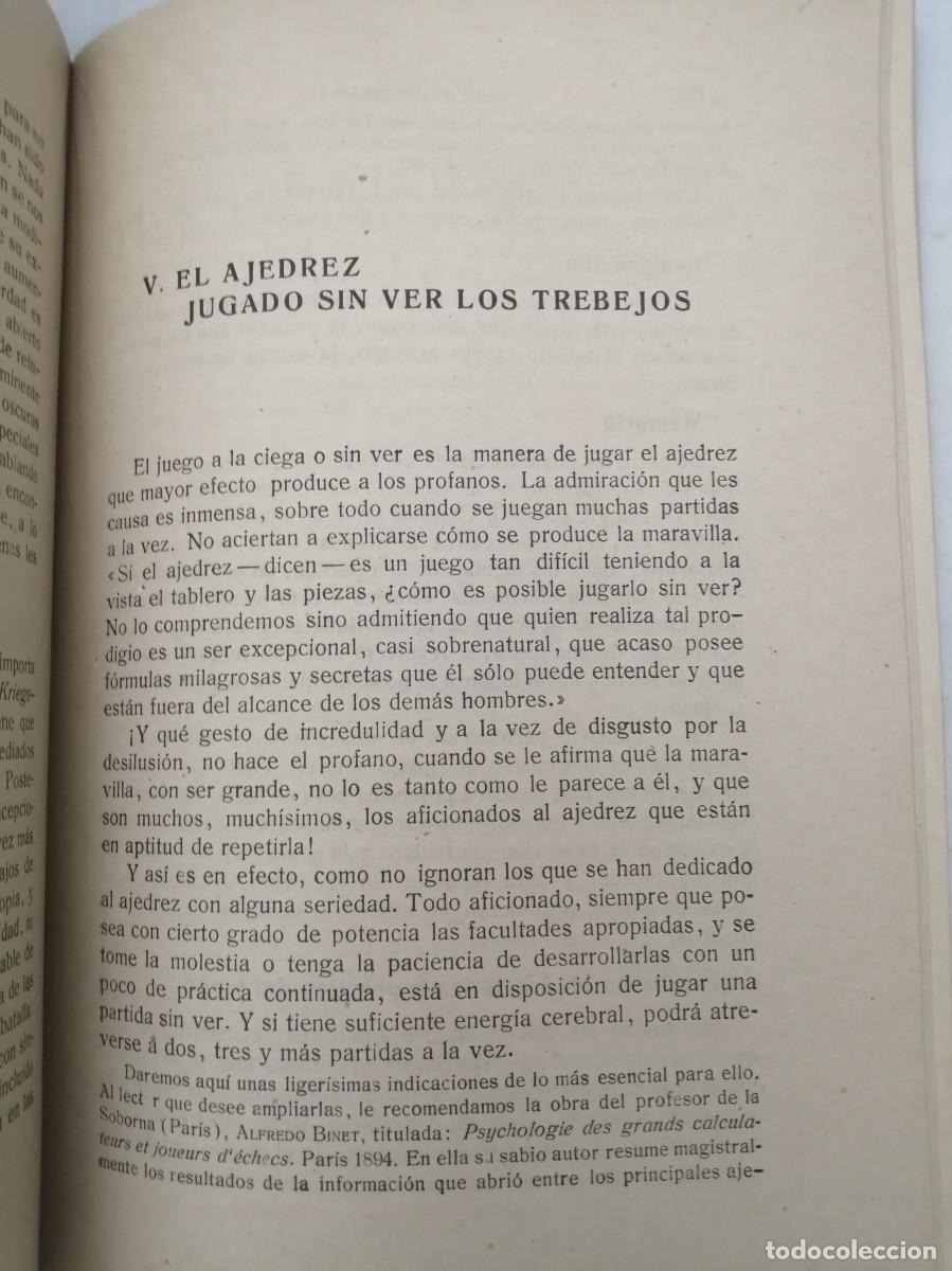 Coleccionismo deportivo: MANUAL DE AJEDREZ, Parte Sexta (&uacute;ltima): MISCEL&Aacute;NEA (Edici&oacute;n 1940 aprox.) - Foto 6